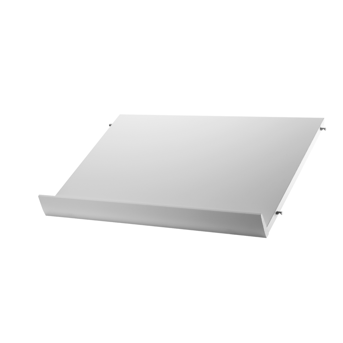 Magazine shelf solid w58 x d30 cm in White by String Furniture