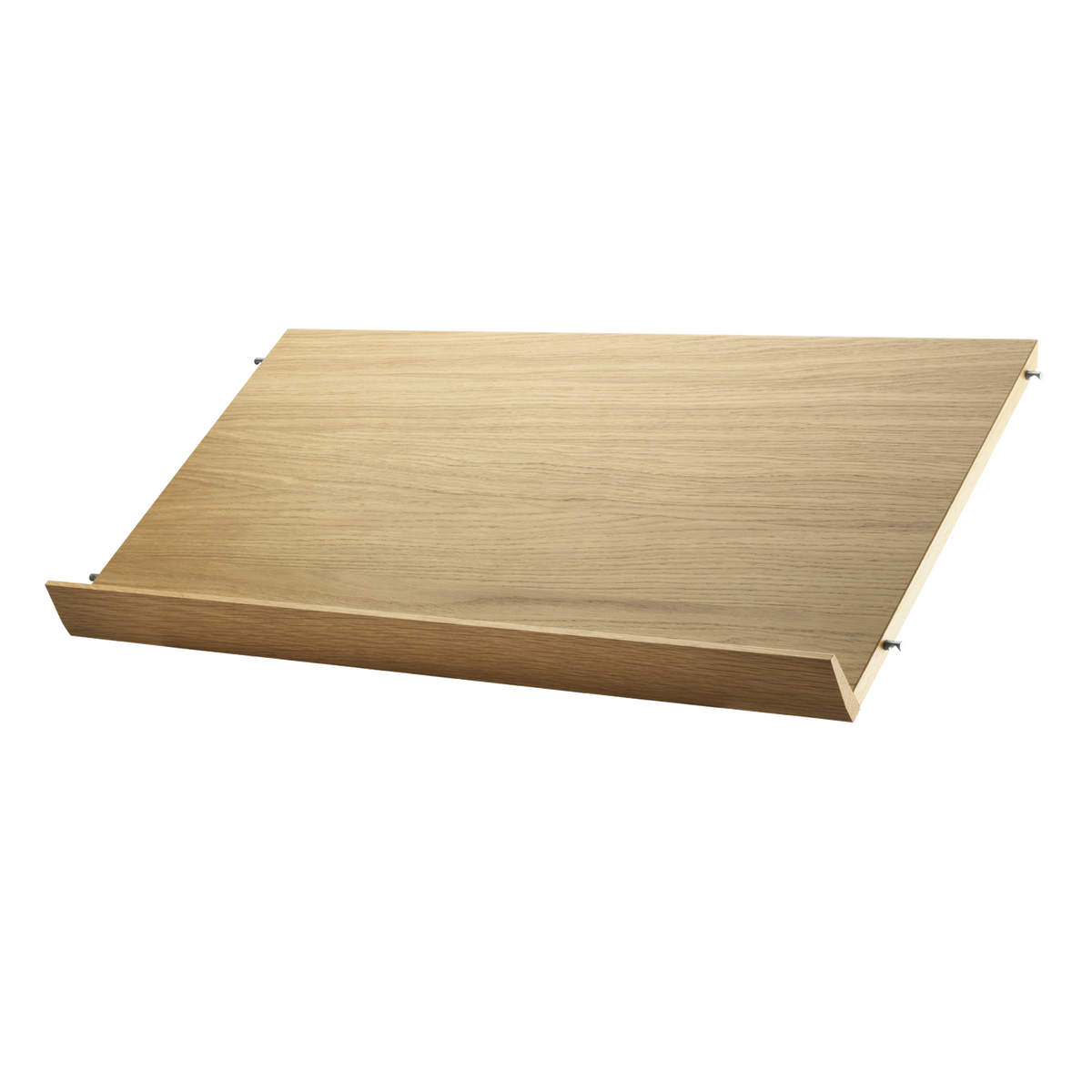 Magazine shelf solid w78 x d30 cm in Oak by String Furniture