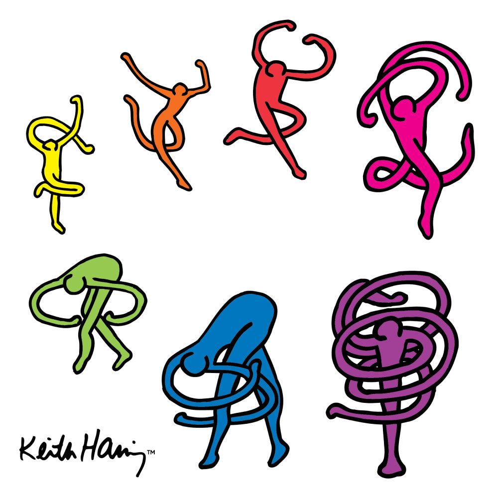 Apply Stickers - Keith Haring Dance