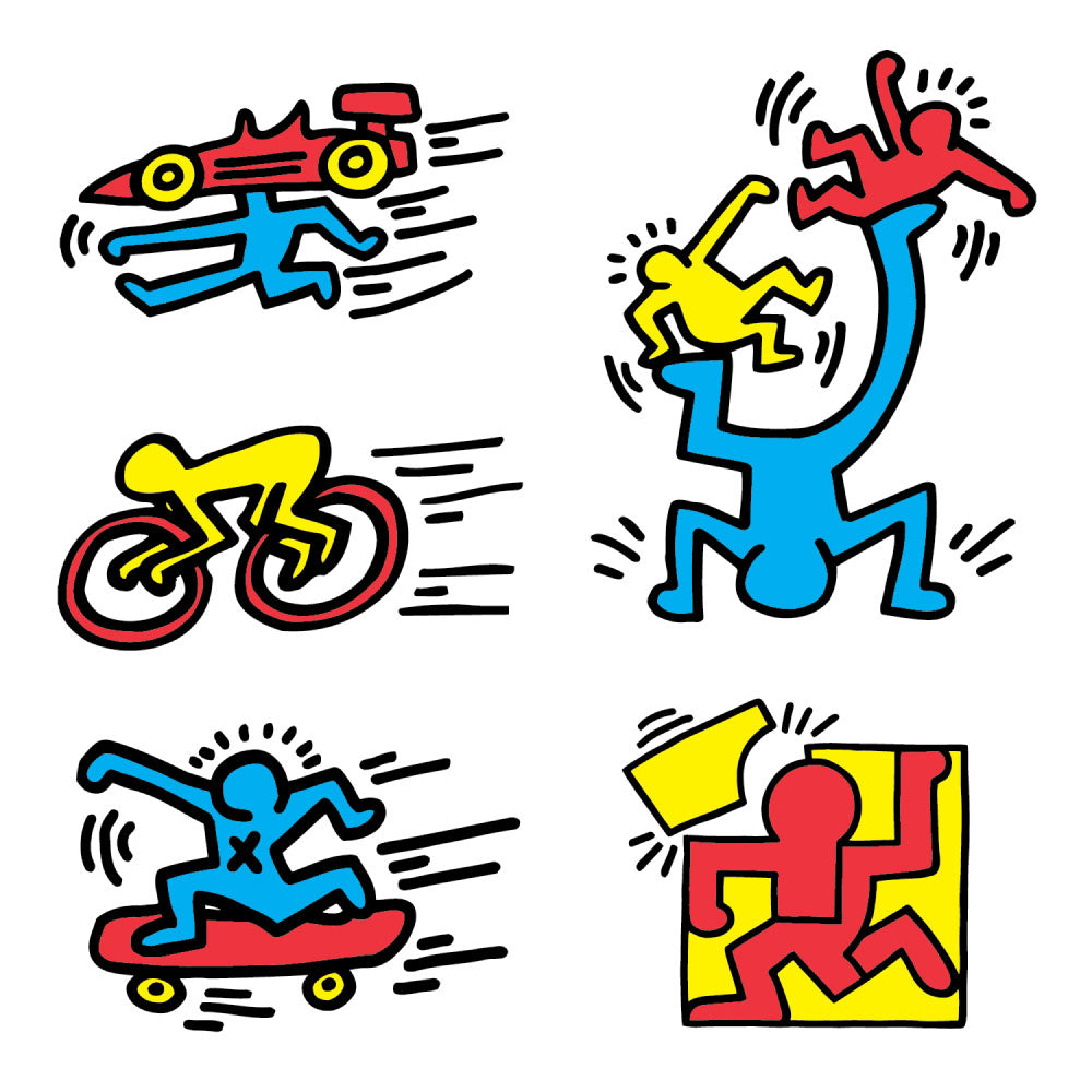Apply Stickers - Keith Haring PLAY