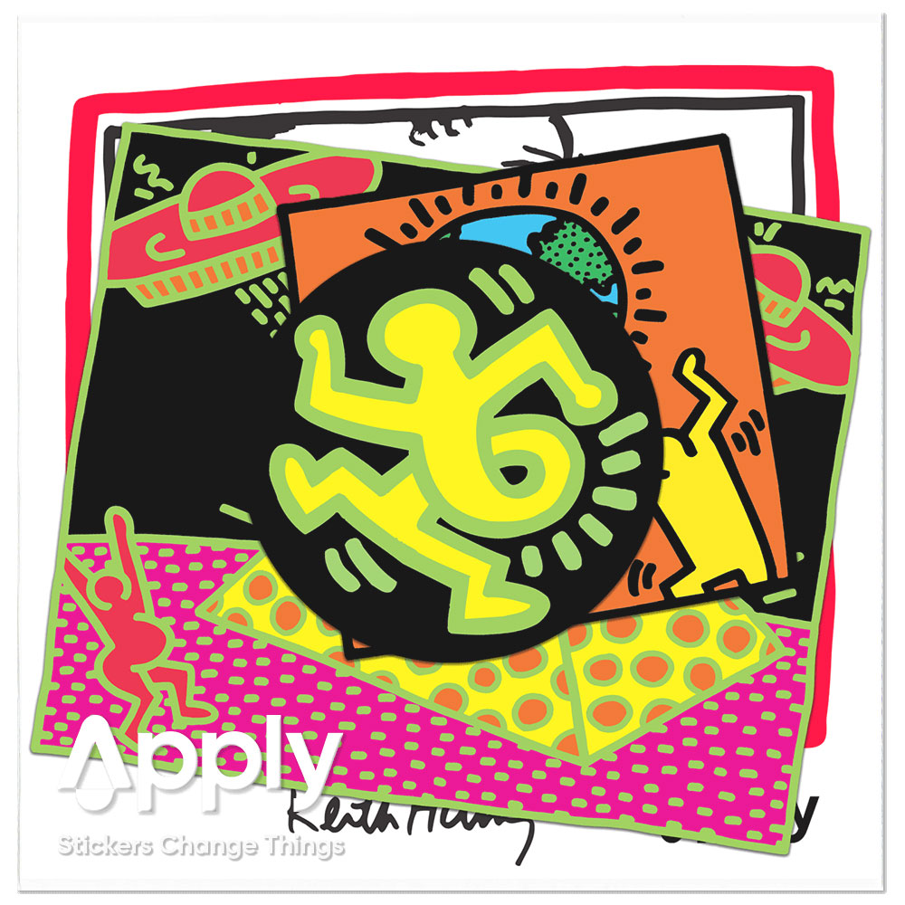 Apply Stickers - Keith Haring 3-Pack B