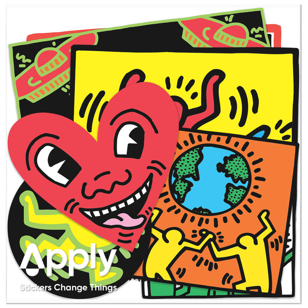 Apply Stickers - Keith Haring 6-Pack