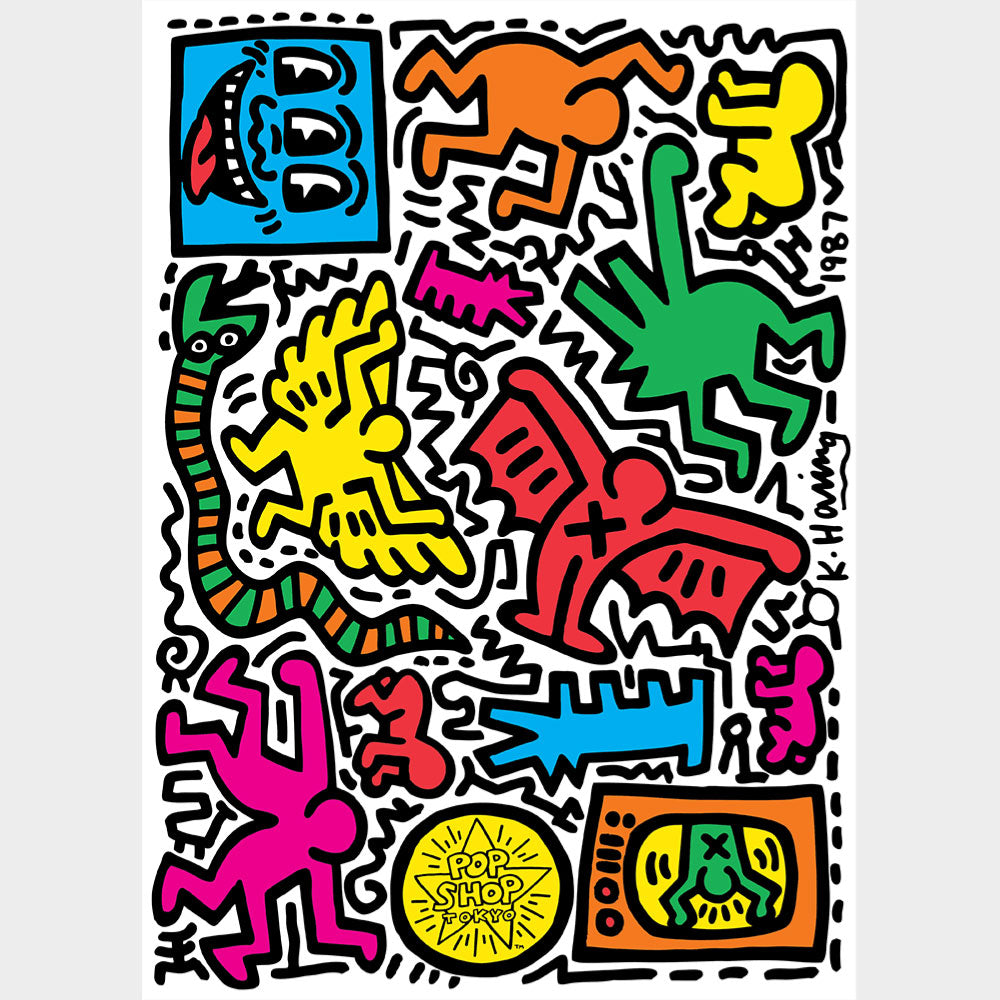 Apply Stickers - Keith Haring Tokyo Pop Shop 35th Anniversary Rerelease