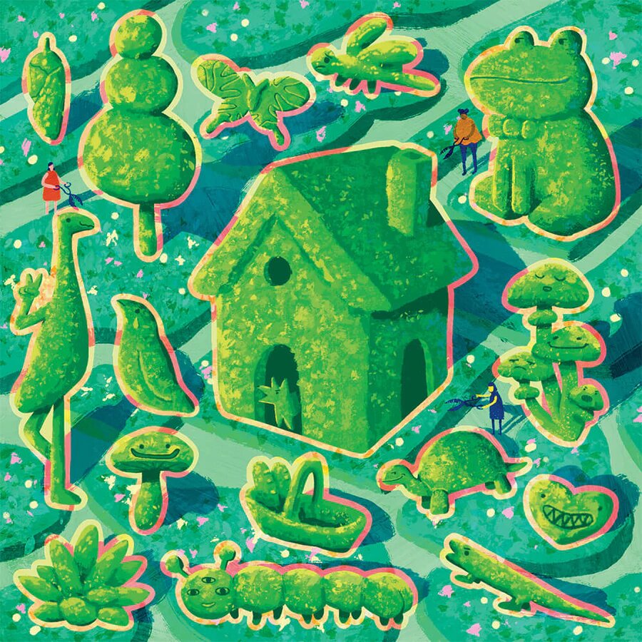 Apply Stickers - Topiary: Colossal Critters
