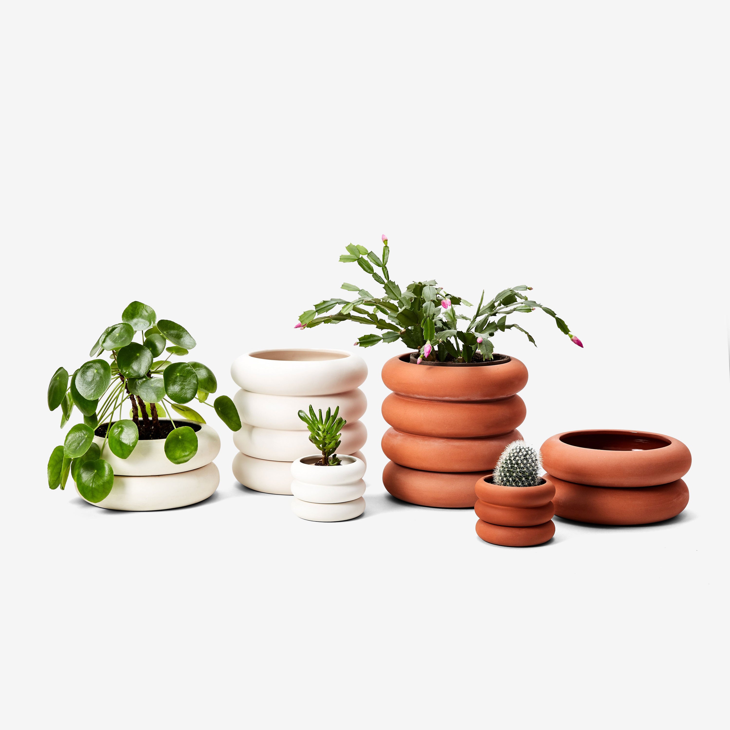 Areaware Stacking Planter in Terracotta - Mini-Short