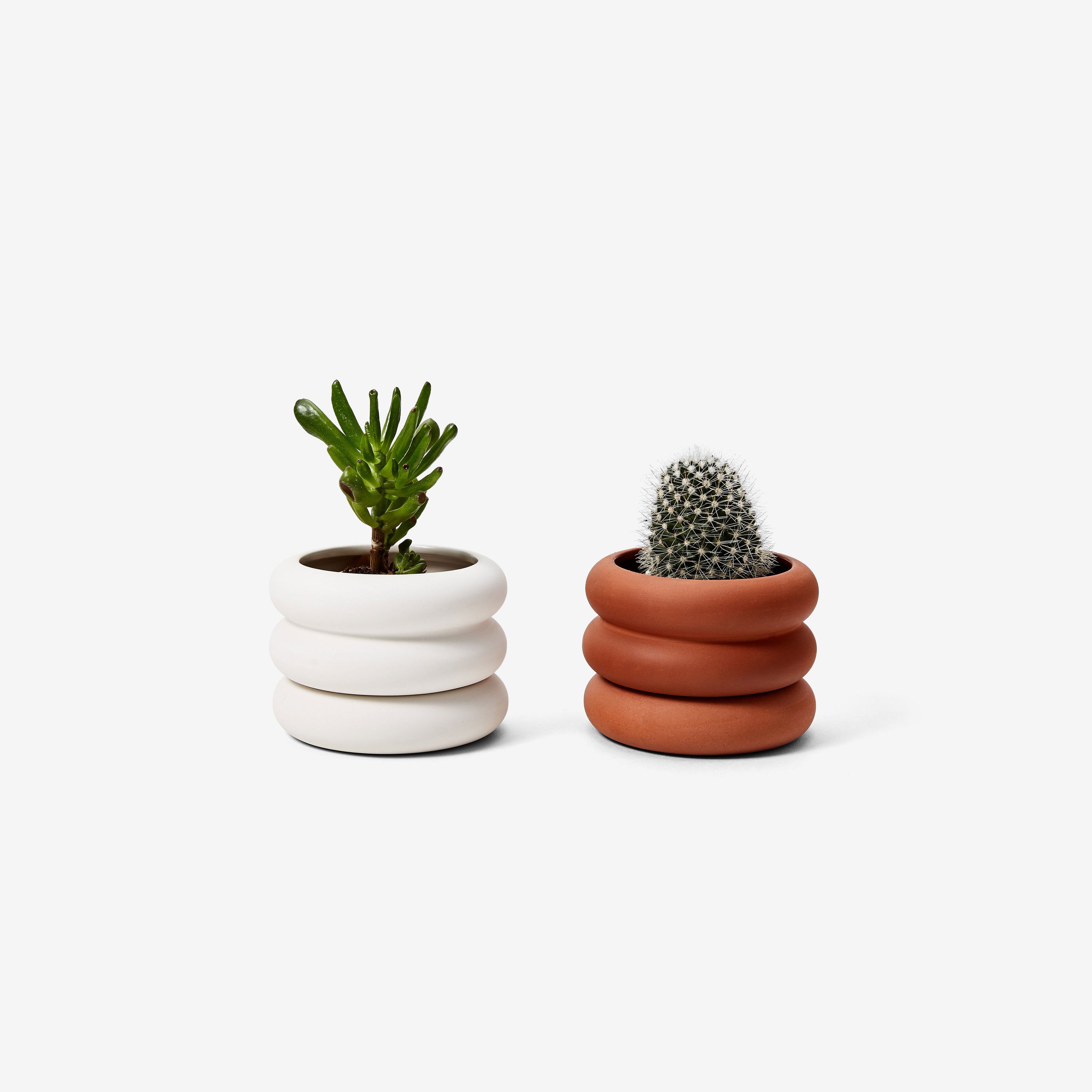 Areaware Stacking Planter in Terracotta - Mini-Short