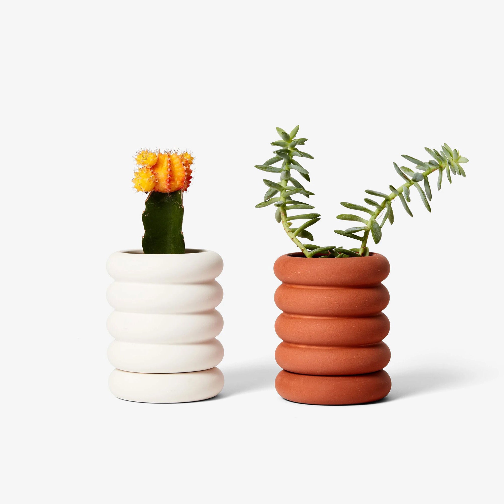 Areaware Stacking Planter in Terracotta - Mini-Tall