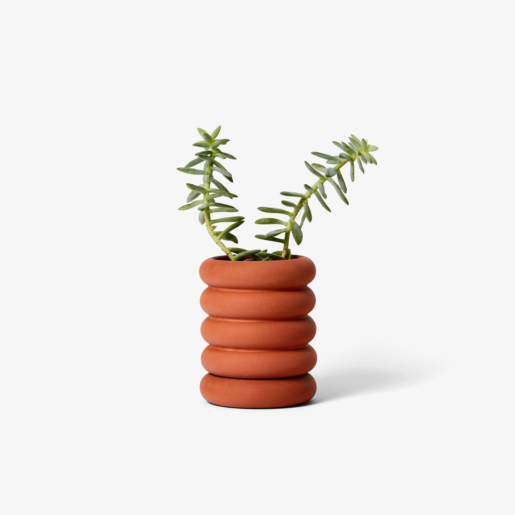 Areaware Stacking Planter in Terracotta - Mini-Tall