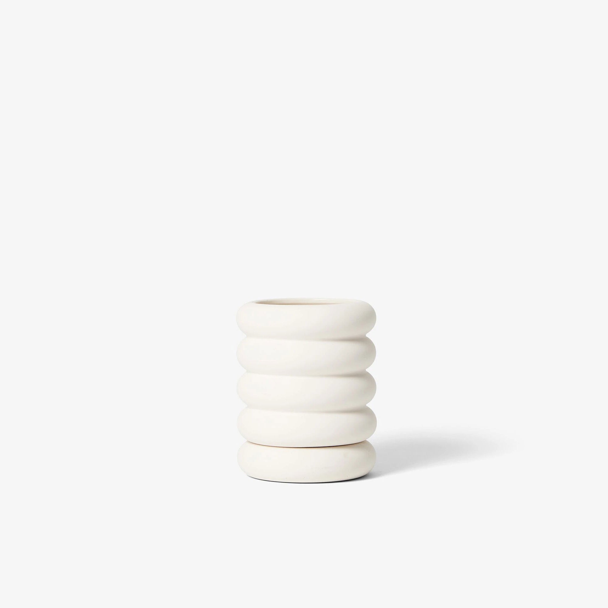 Areaware Stacking Planter in White - Mini-Tall