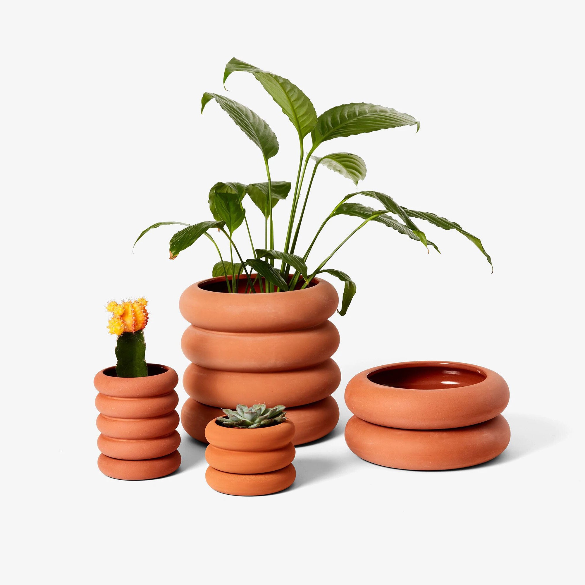 Areaware Stacking Planter in Terracotta - Mini-Tall