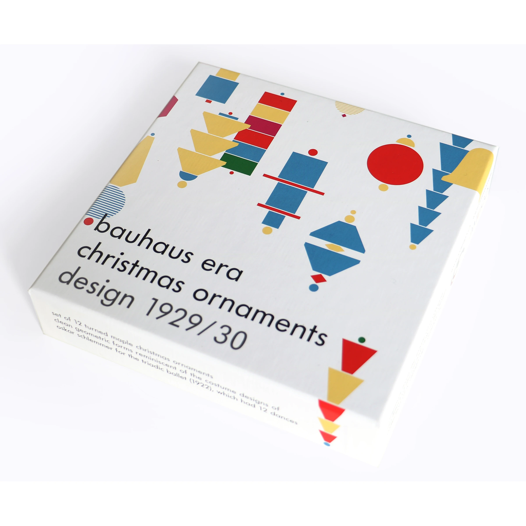 Bauhaus-era Christmas Ornaments - Set of 12