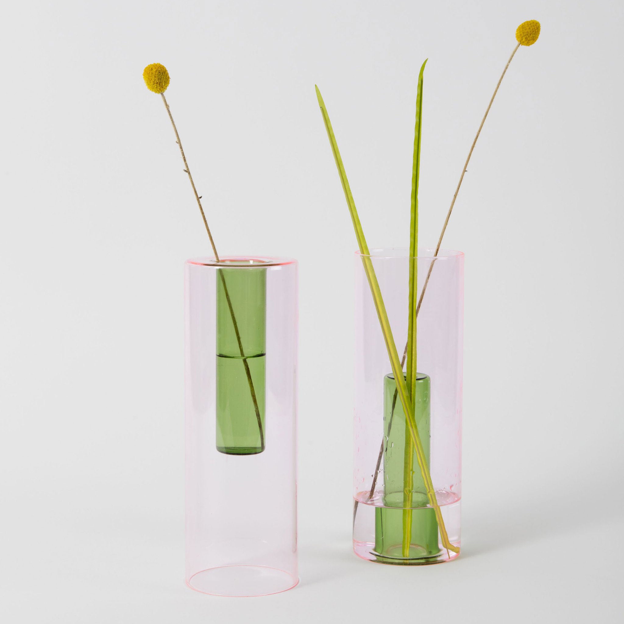Block Reversible Glass Vase