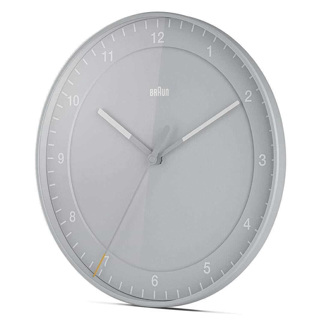 Braun Classic Wall Clock Large - Grey- BC17G