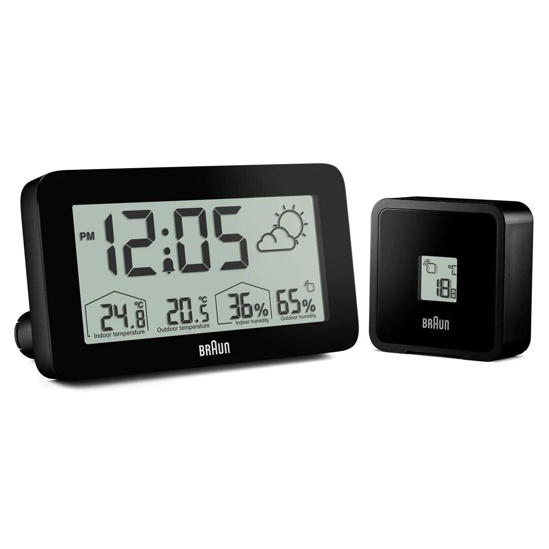 Braun Digital Weather Station and Alarm Clock - BC13