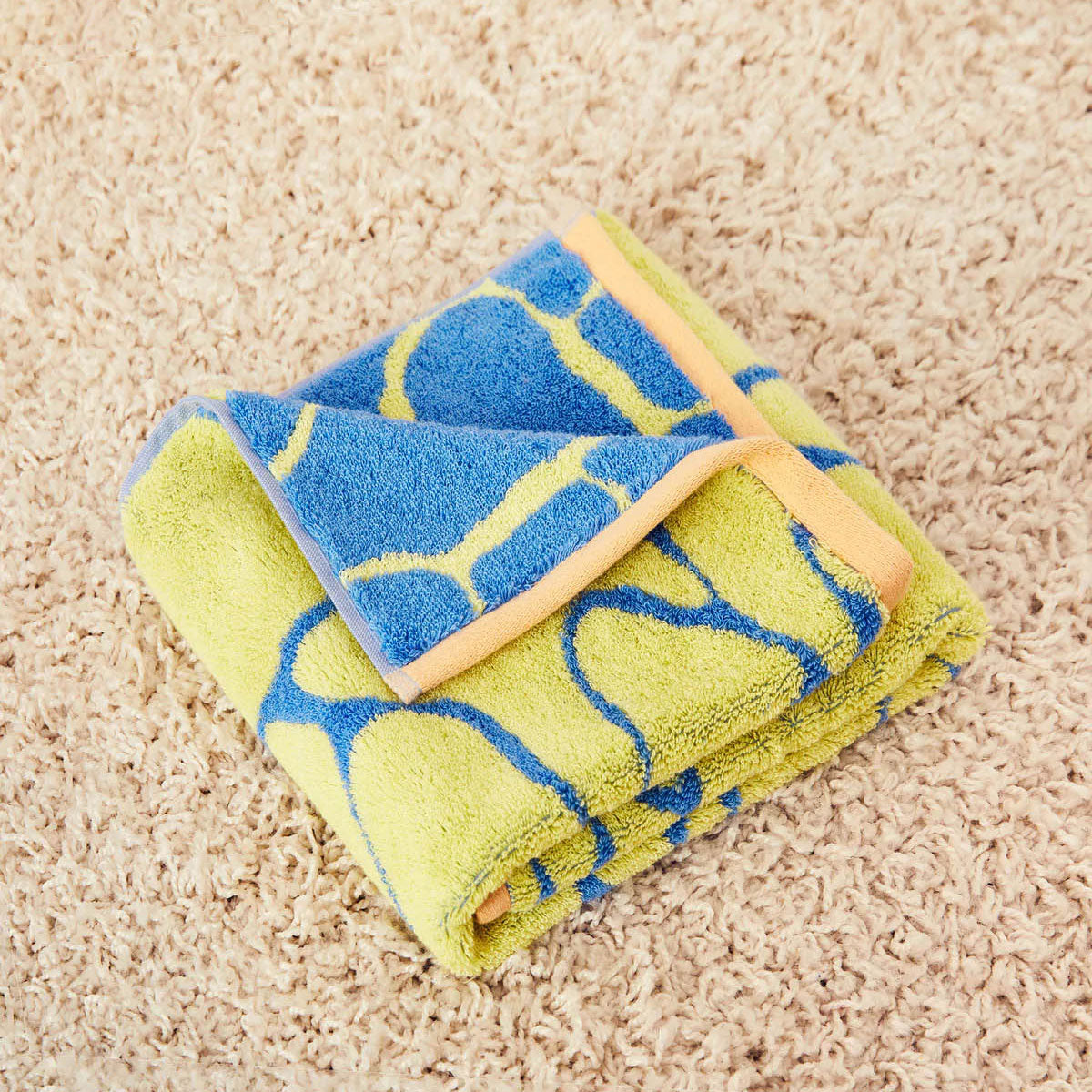 Dusen Dusen Pattern Hand Towel - Puddle