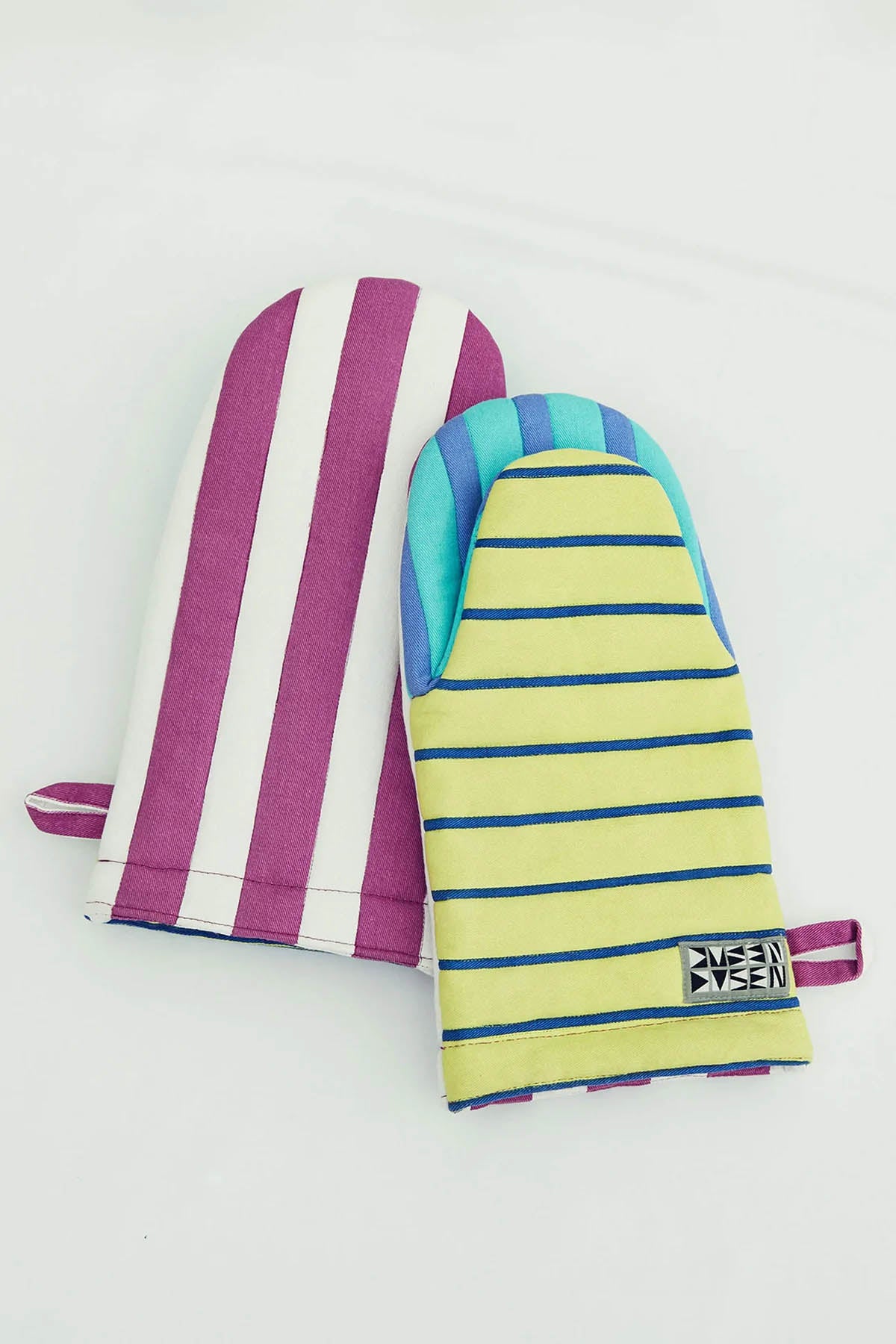 Dusen Dusen Stripe Oven Mitt - Eclair