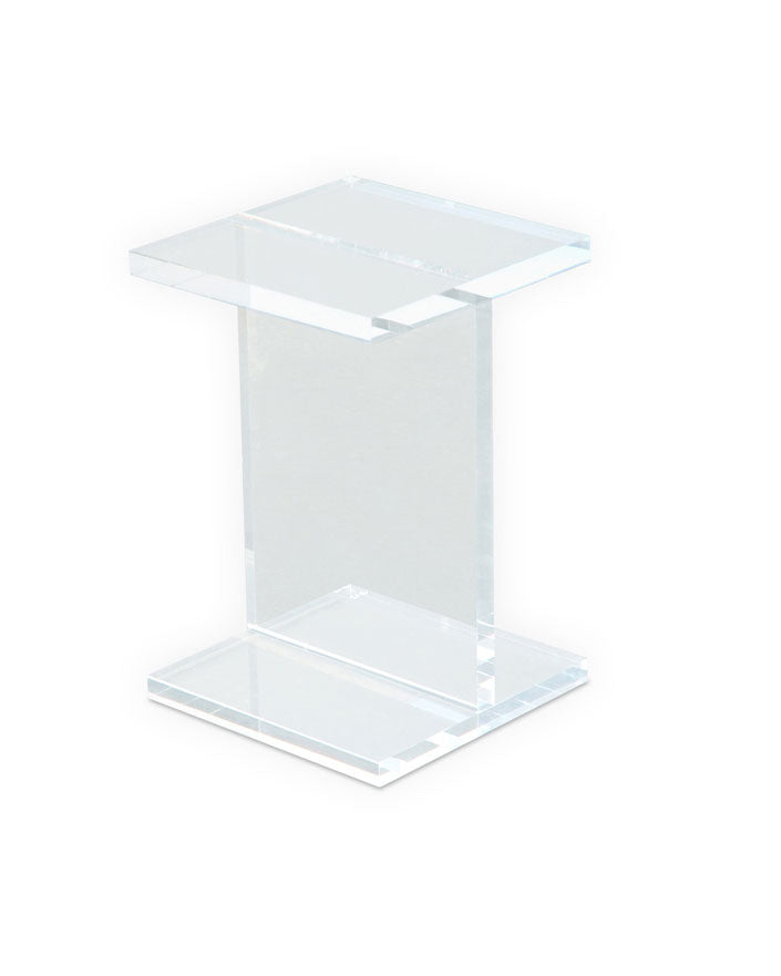 Gus Modern Acrylic I-Beam Table