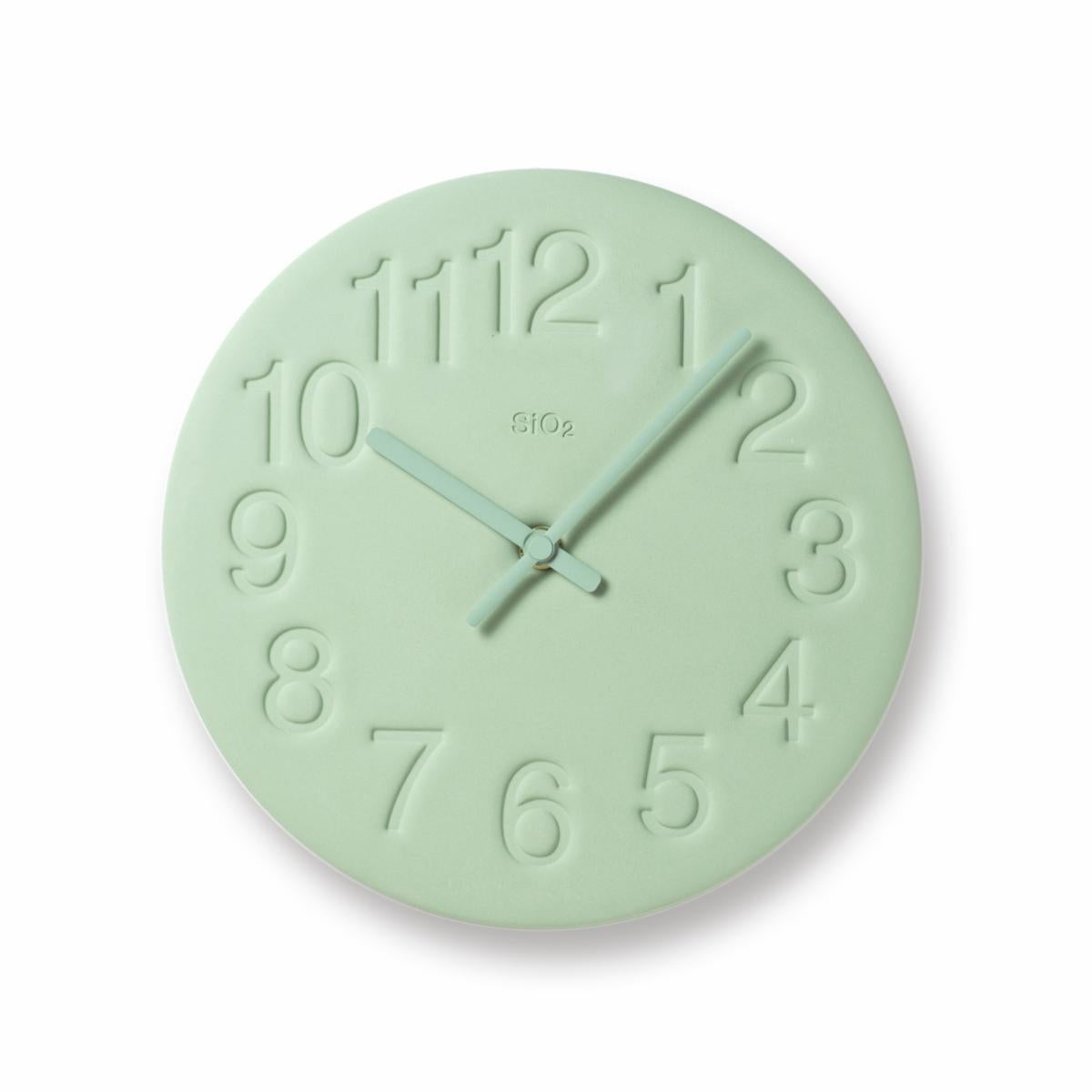 Lemnos Diatomaceous Earth Clock - Green