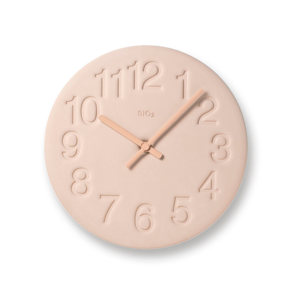 Lemnos Diatomaceous Earth Clock - Pink