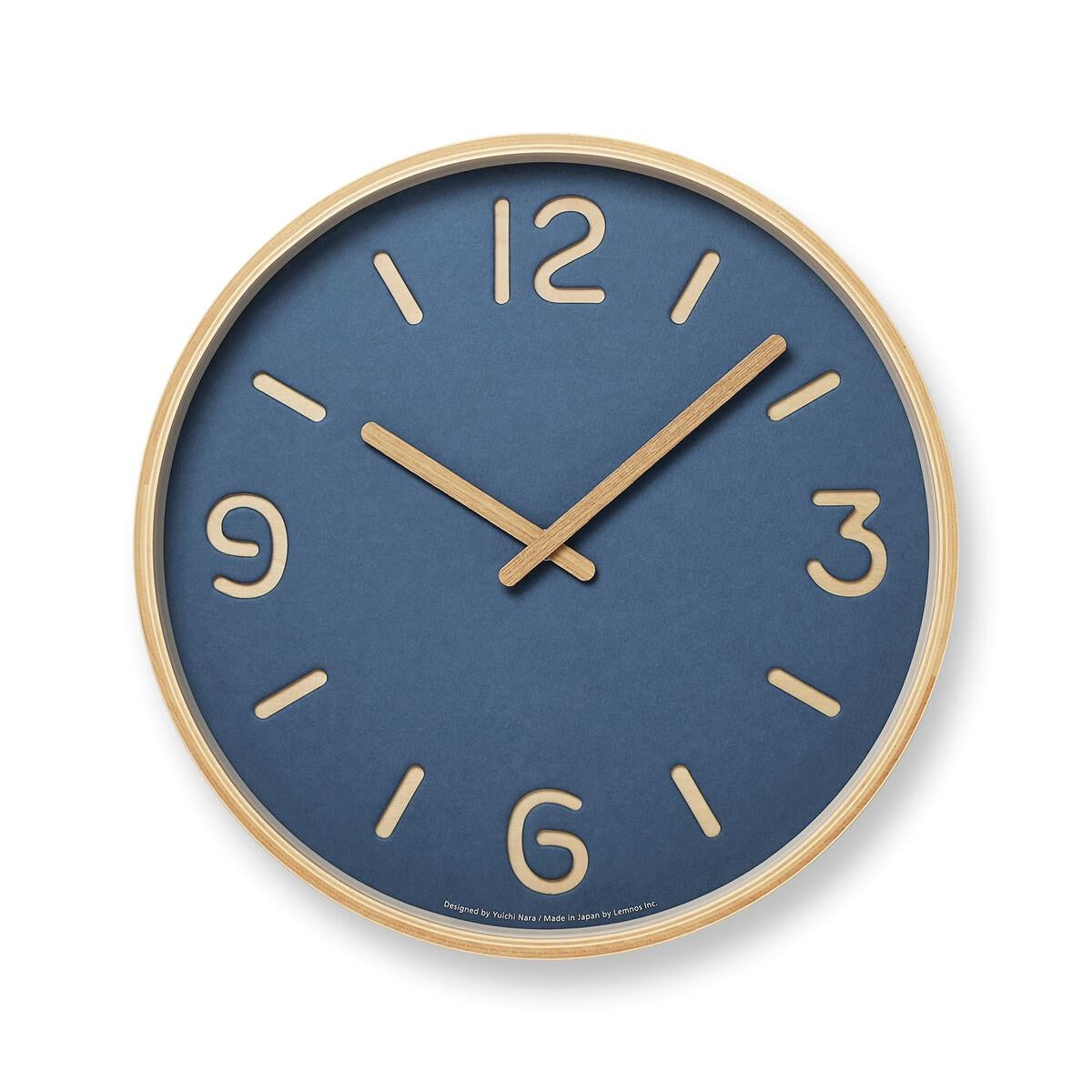 Lemnos Thomson Paper Clock - Blue