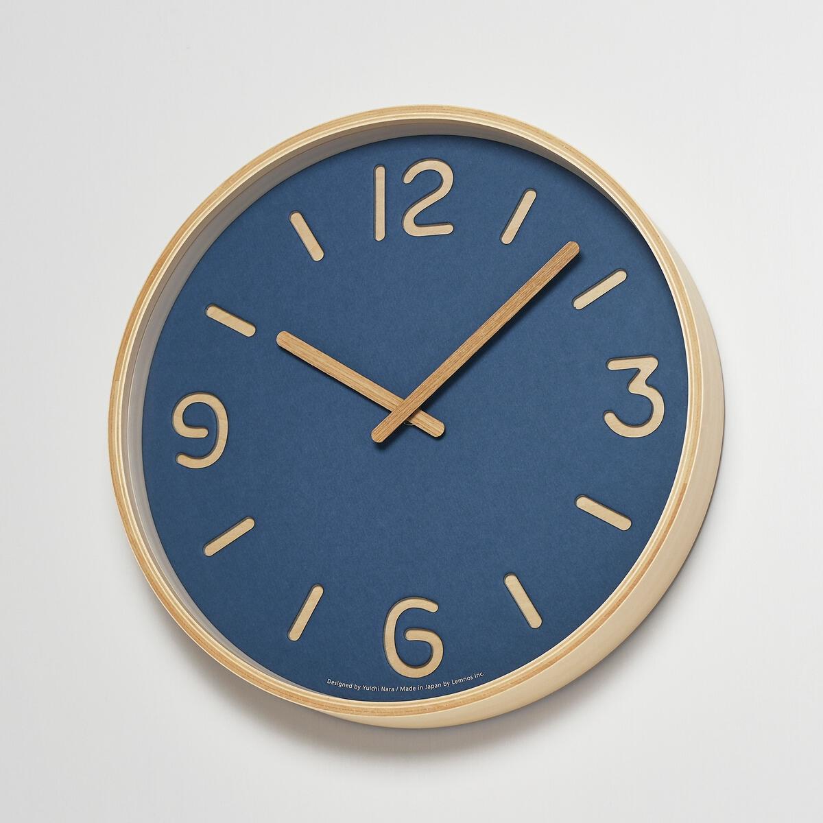 Lemnos Thomson Paper Clock - Blue