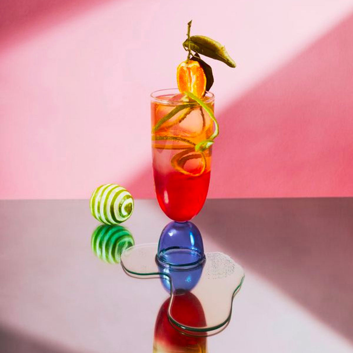 Mamo Highball Cocktail Glass - Halftone
