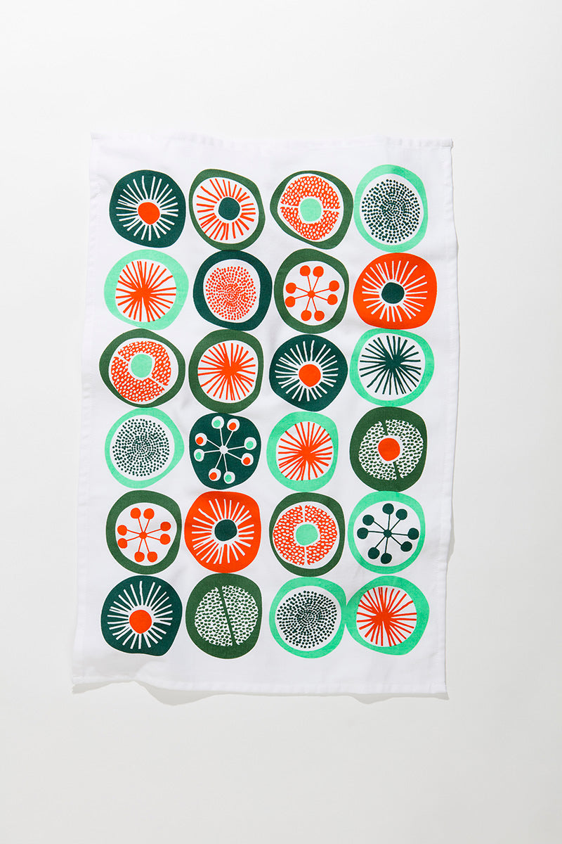 Mezzaluna Studio Tea Towels - Retro Dots