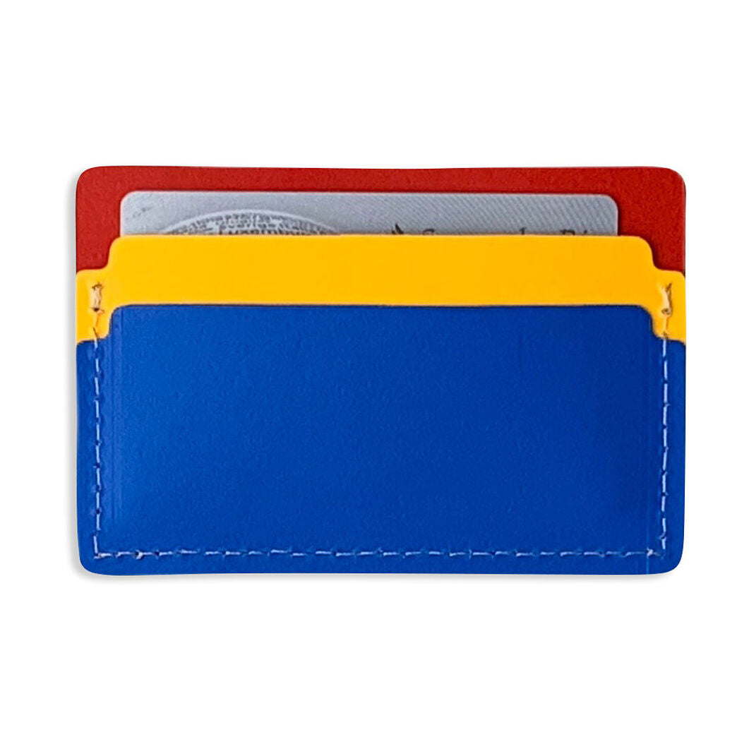 MoMA Cardholder - Red/Yellow/Blue
