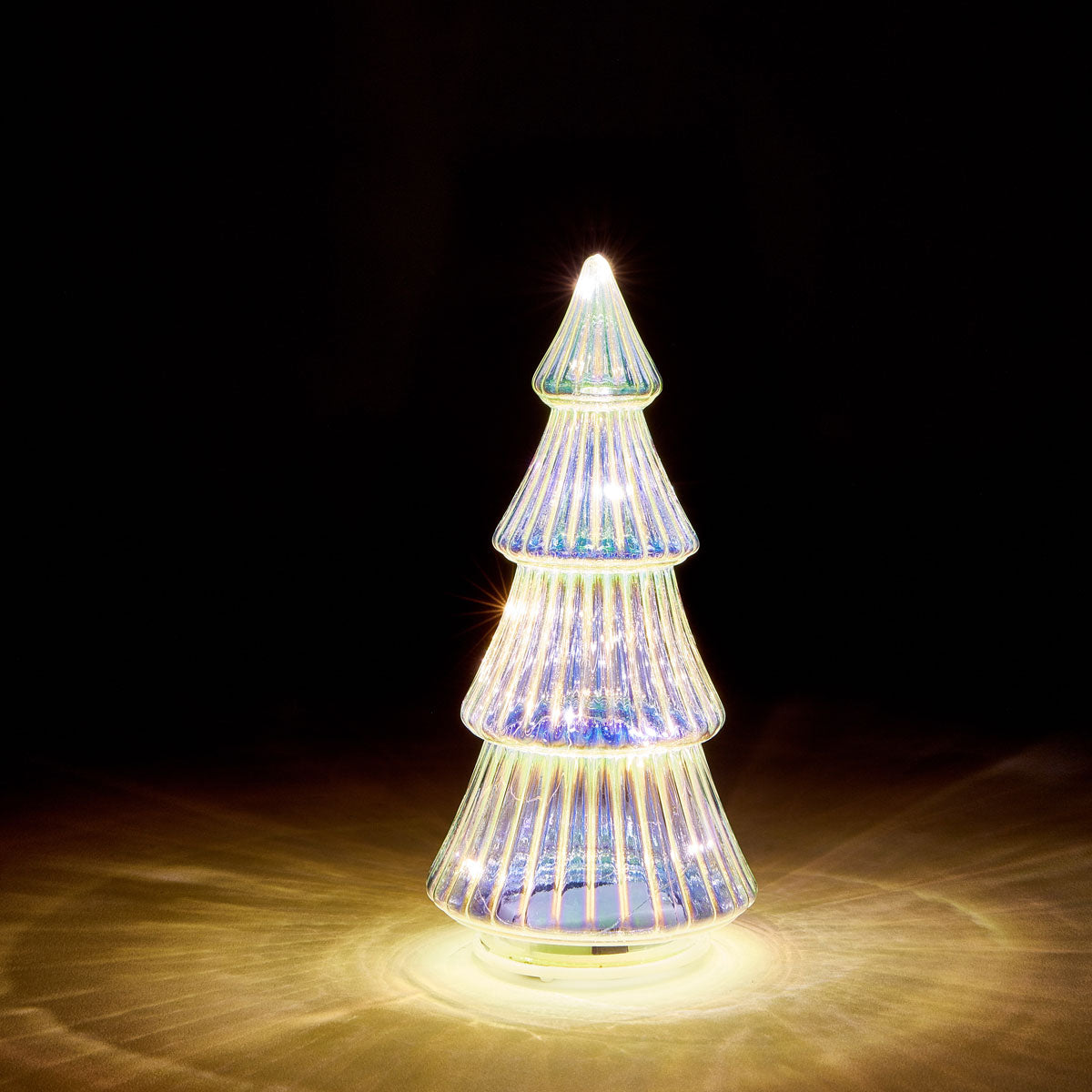 MoMA LED Glass Lighted Tree - Iridescent
