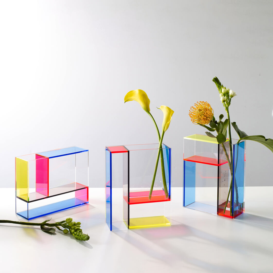 MoMA Neon Mondri Vase