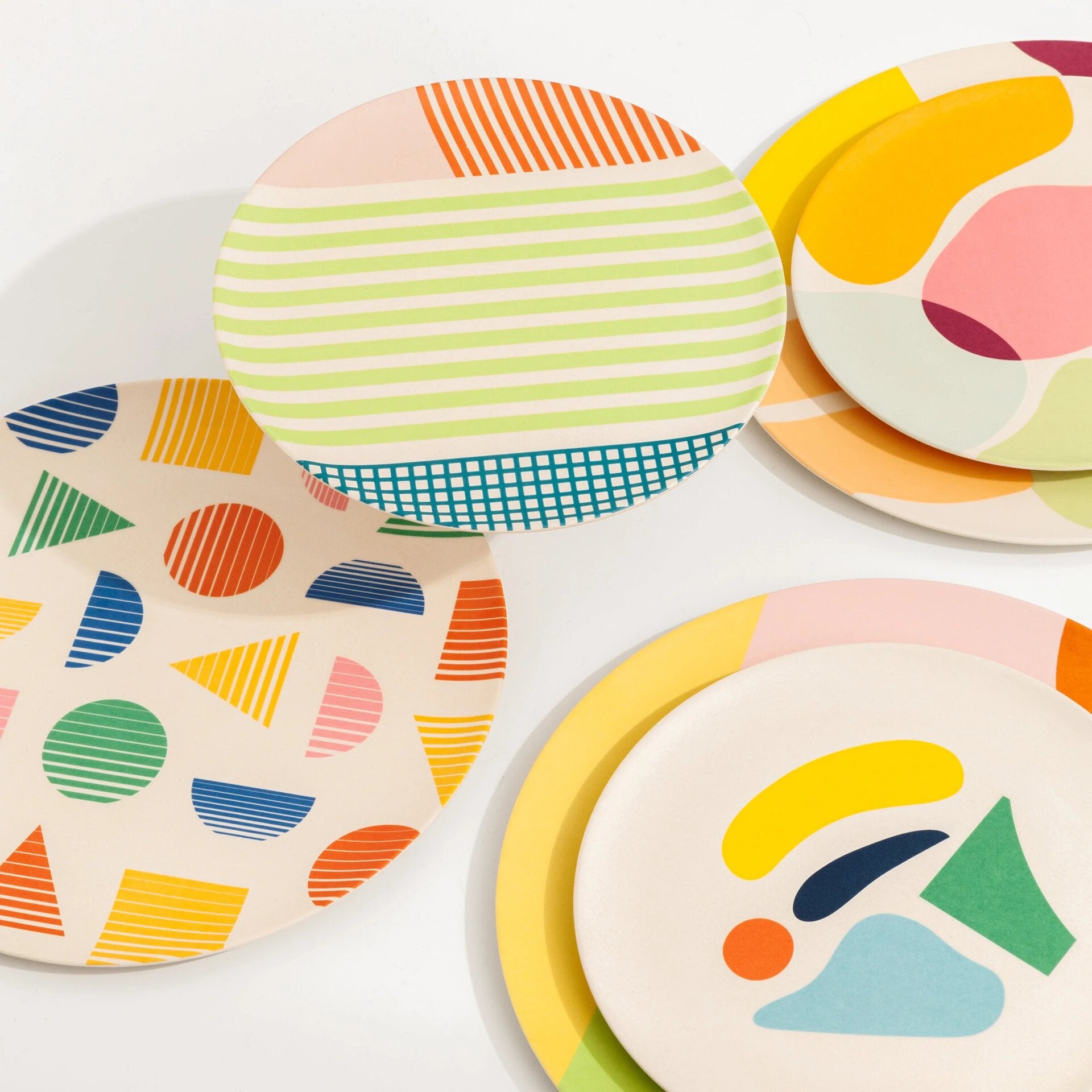 Poketo Bamboo Salad Plates - Single - Boulders