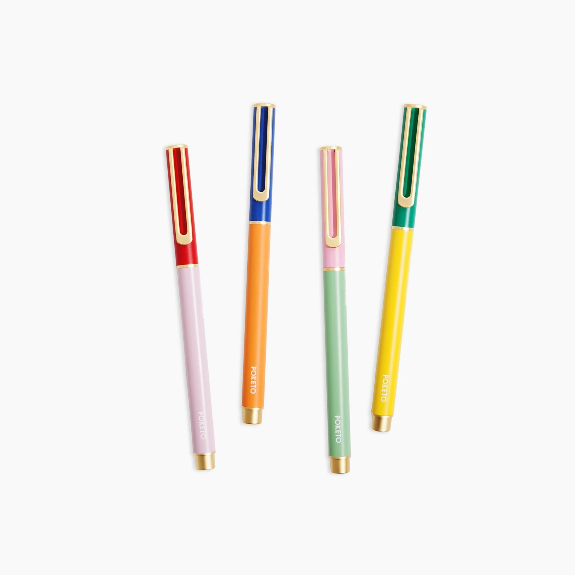 Poketo Colourblock Cap Pens