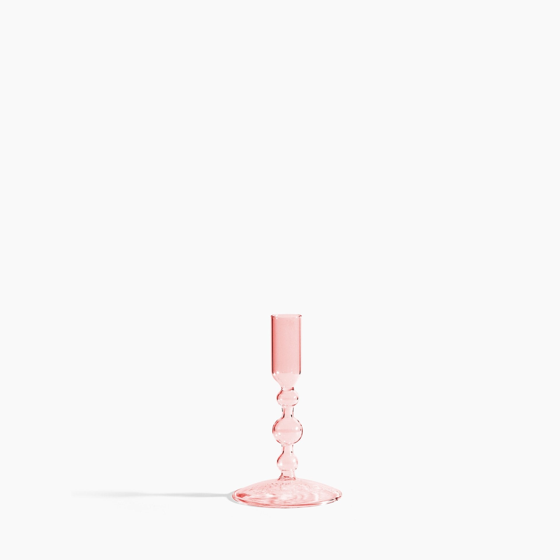 Poketo Glass Candlestick Holder in Short