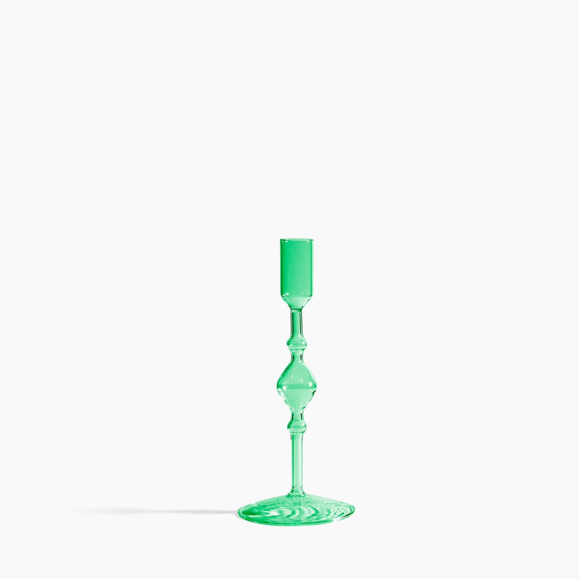 Poketo Glass Candlestick Holder in Tall