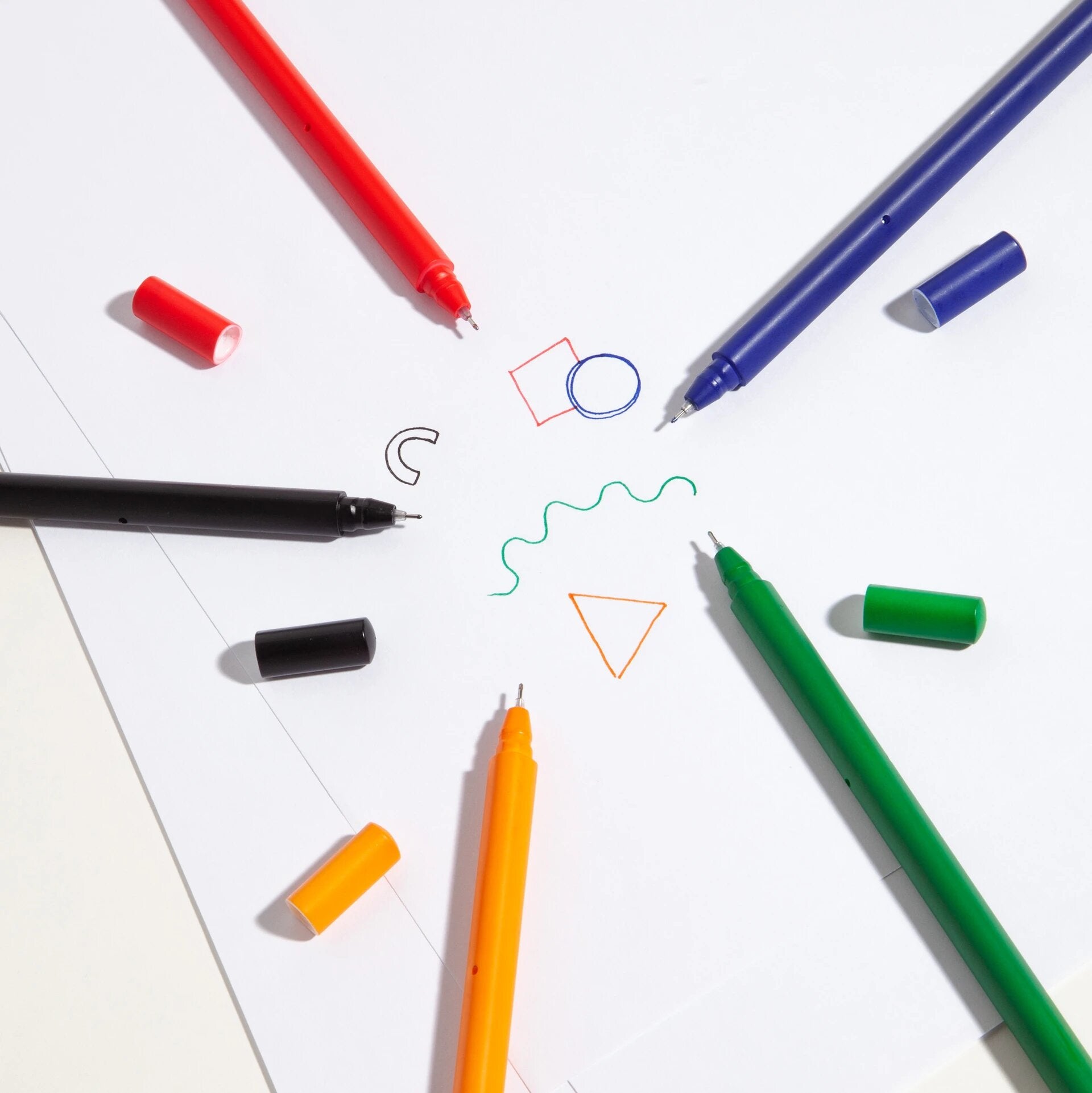 Poketo Prism Coloured Rollerball Pens