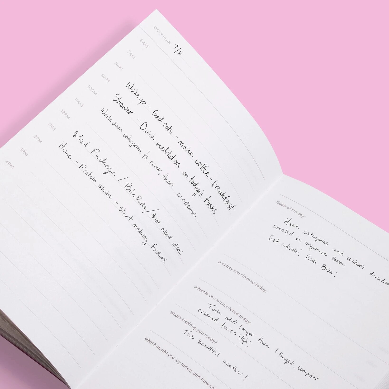 Poketo Quarterly Goal Planner in Blue