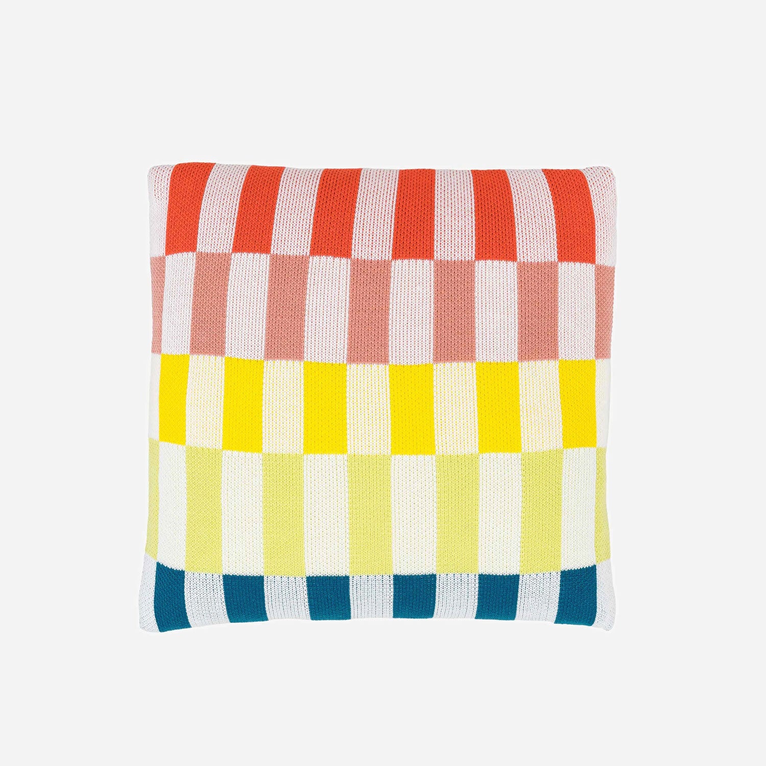 Verloop Albers Checkerboard Pillow - Rainbow