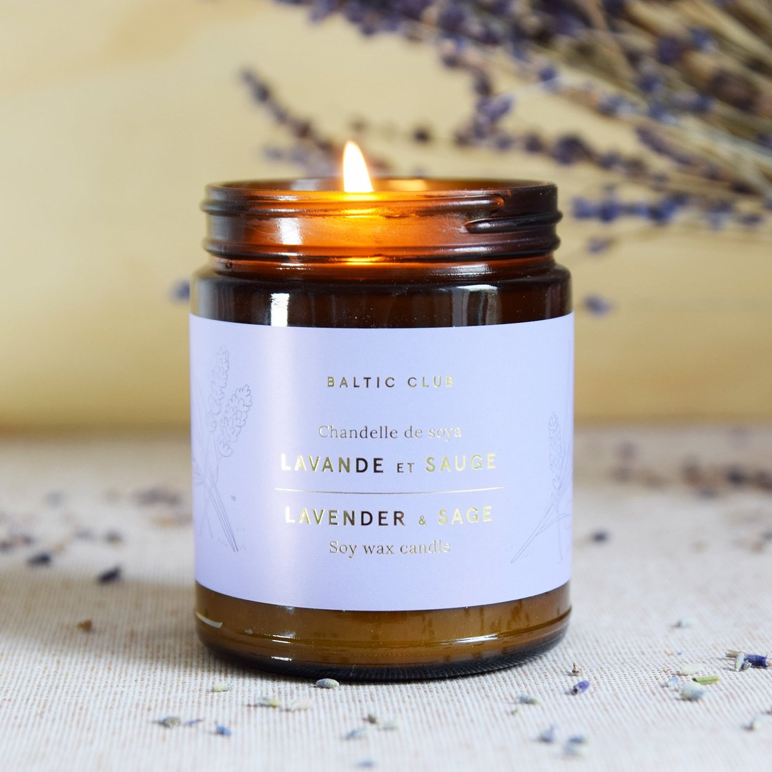 Baltic Club Lavender & Sage Soy Candle