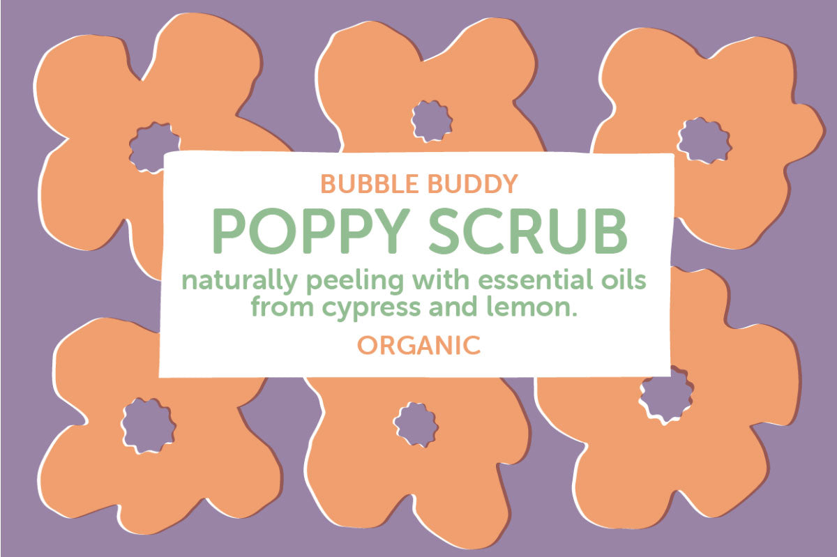 Foekje Fleur Organic Poppy Scrub Soap