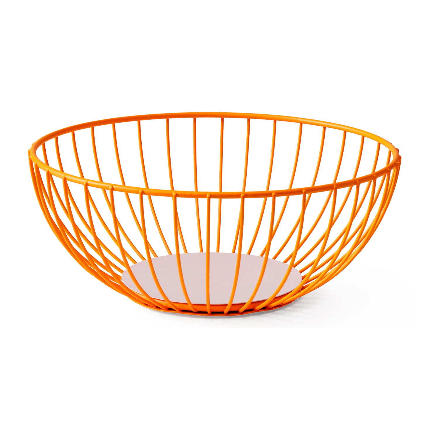 Octaevo Iris Wire Basket Large - Orange/Pink