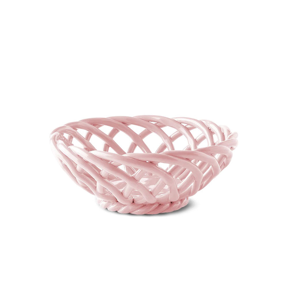 Octaevo Sicilia Ceramic Basket Small - Pink