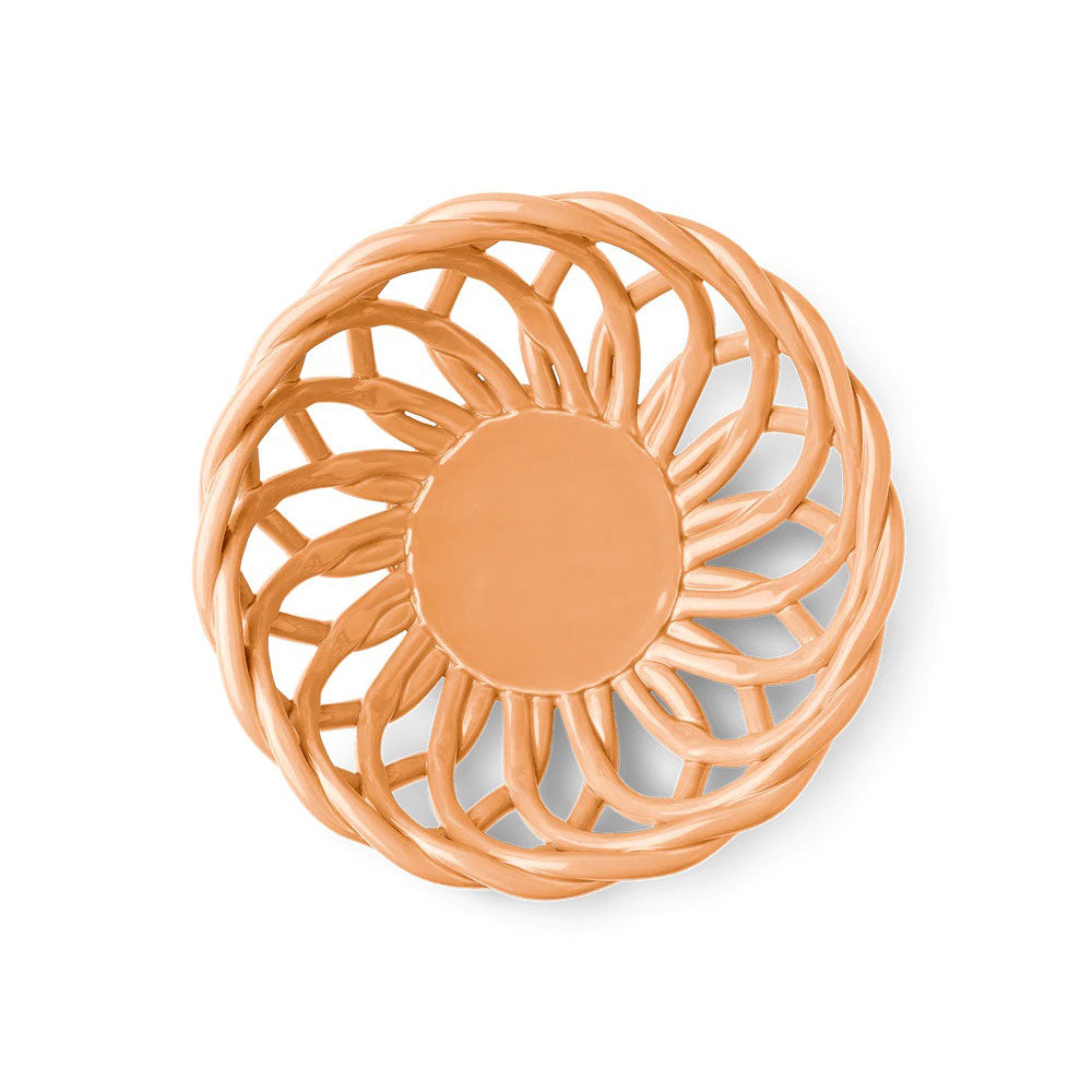 Octaevo Sicilia Ceramic Basket Small - Tangerine