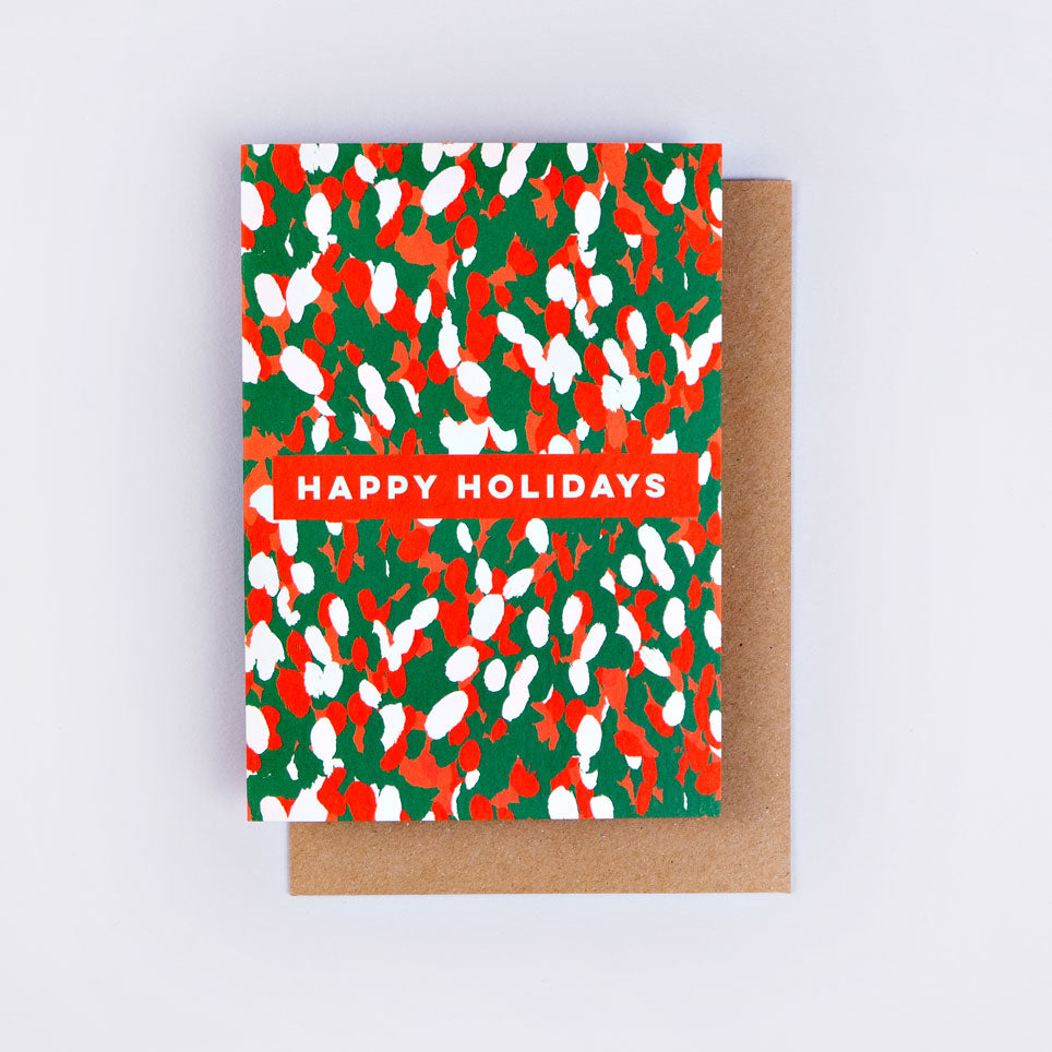 The Completist Christmas Confetti Card