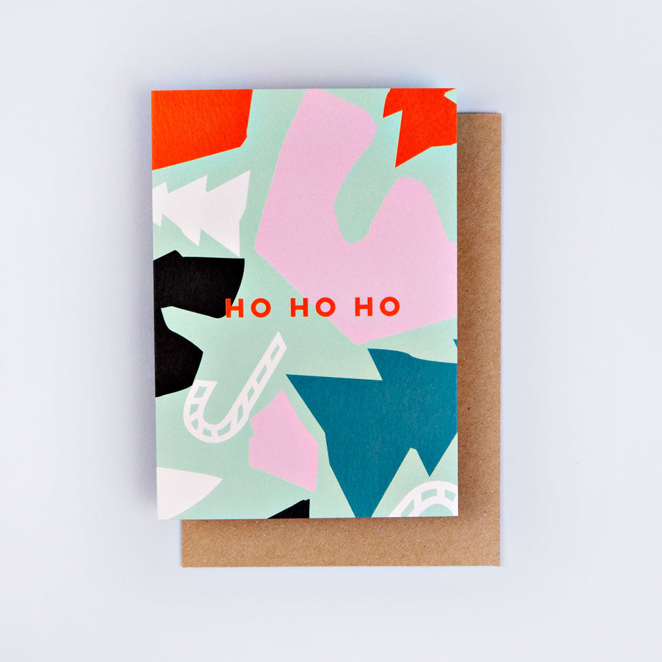 The Completist Christmas Cut Out Shapes Card
