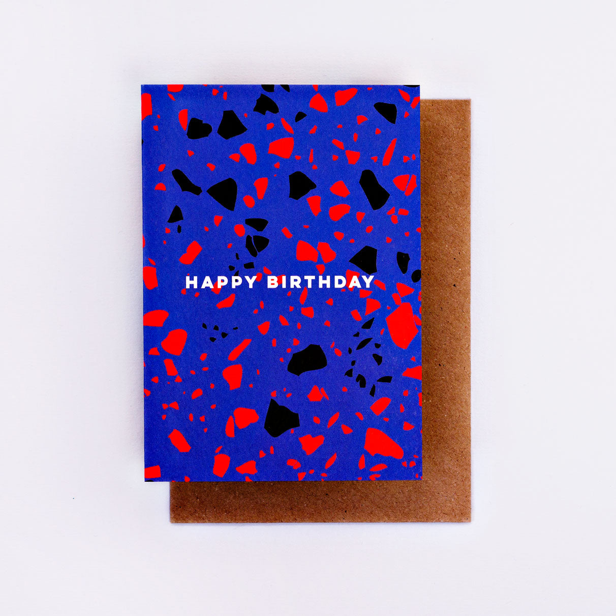 The Completist Blue Terrazzo Birthday