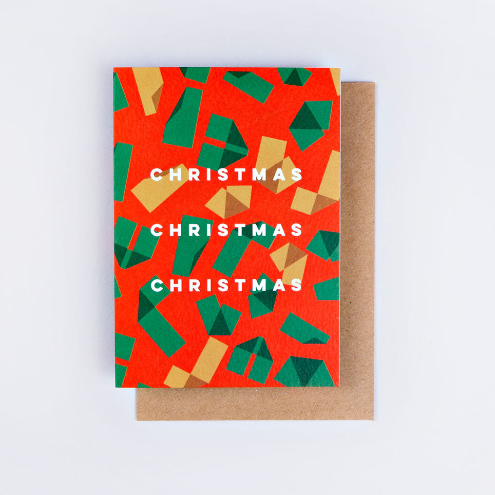 The Completist Origami Christmas Card