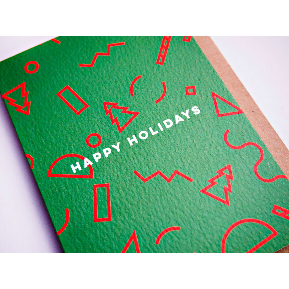 The Completist Christmas Mini Memphis Card