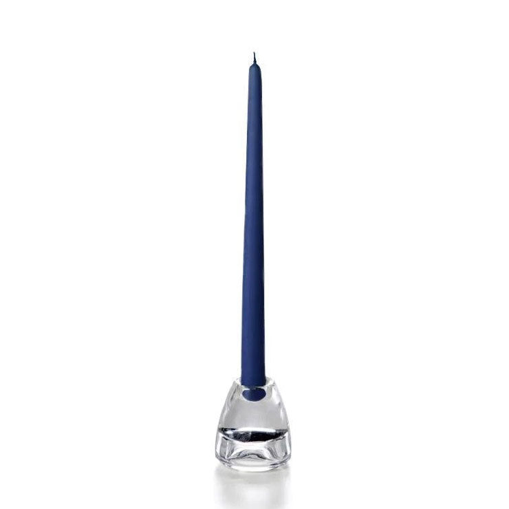 Yummi 12" Taper Candles - Set of 2 - Navy Blue