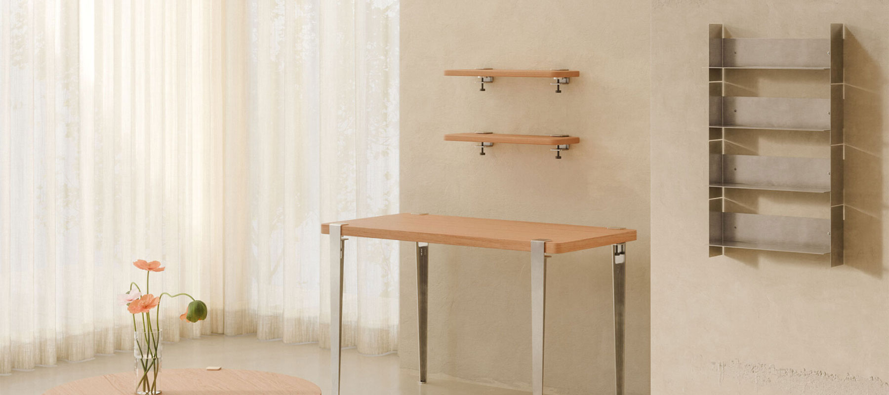 TIPTOE CORE furniture in a warm architectural interior